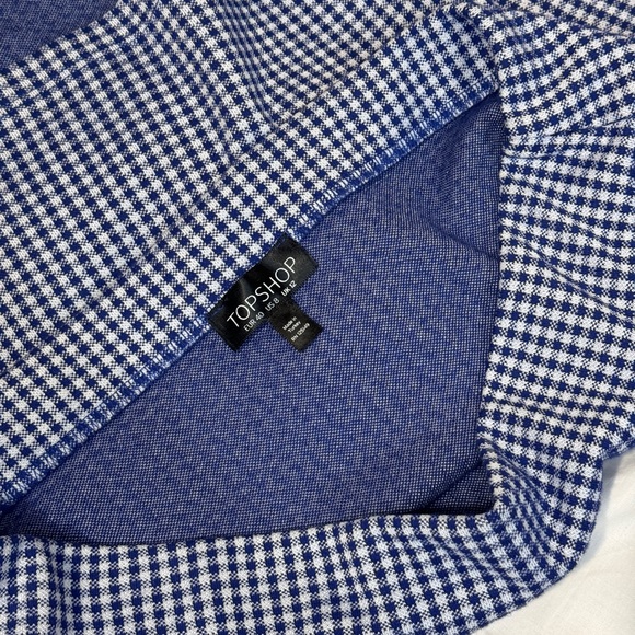 Gingham Top Shop Mini Skirt - Picture 5 of 9